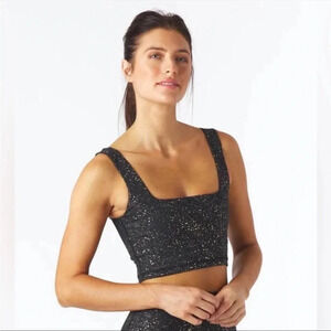 Glyder cutting edge bra in speckled gold